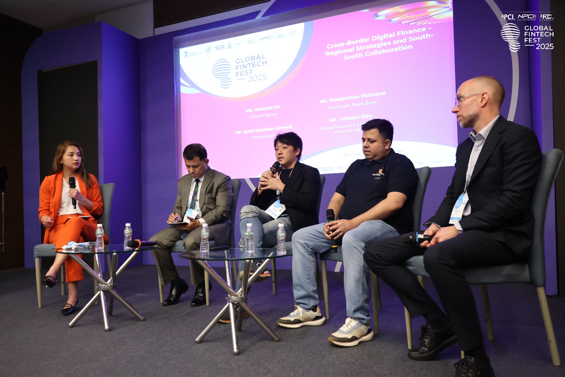 Moderating Cross-Border Digital Finance panel at Global Fintech Fest 2025
